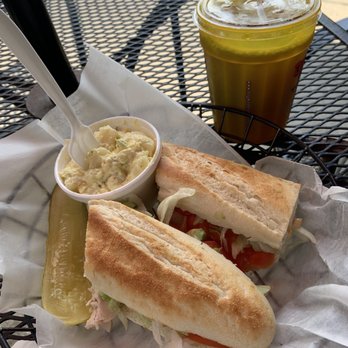 Dagwood's Deli - The ultimate Turkey sandwich with potato salad and a pickle combo - Delis Near Me - Bloomington, Indiana