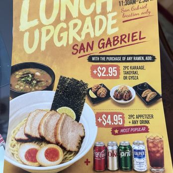 TSUKE Artisan Noodle - Lunch upgrade - Ramen Near Me - San Gabriel, California TSUKE Artisan Noodle - Lunch upgrade - Ramen Near Me - San Gabriel, California
