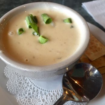 Dillon Dam Brewery - New England clam chowder - very rich and delicious on a cold day - American Near Me - Dillon, Colorado