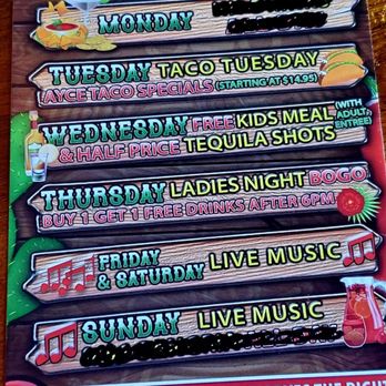 Sonrisa Grill - Happy hour menu - Mexican Near Me - Henderson, Nevada