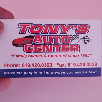 Tonys Auto Center - Towing Near Me - Chula Vista, California