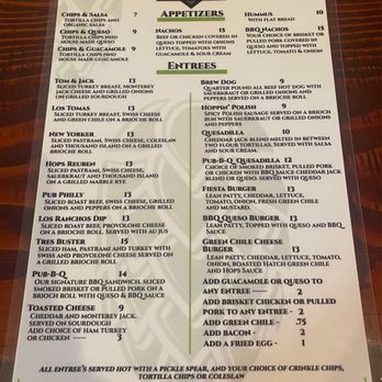 Hops Brewery - 7/23  Menu - Breweries Near Me - Los Ranchos de Albuquerque, New Mexico