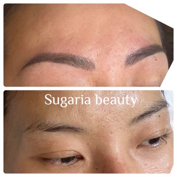 Sugaria Beauty - Shading + nano strokes for eyebrows Before and after - Sugaring Near Me - Walnut Creek, California Sugaria Beauty - Shading + nano strokes for eyebrows Before and after - Sugaring Near Me - Walnut Creek, California