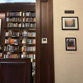Bibliotheque - Inside staff art - Cafes Near Me - New York, New York