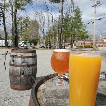 Definitive Brewing Company - Outdoor seating by fire pits. They also have extra seating in the back. - Breweries Near Me - Portland, Maine Definitive Brewing Company - Outdoor seating by fire pits. They also have extra seating in the back. - Breweries Near Me - Portland, Maine