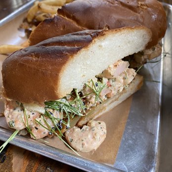 Cured - Shrimp po boy - Cocktail Bars Near Me - San Antonio, Texas