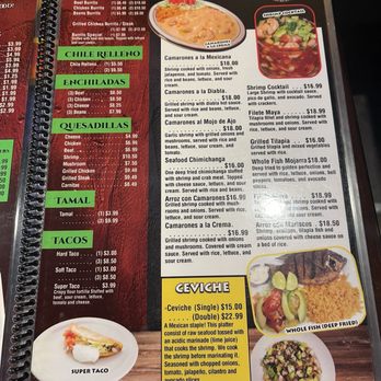 La Casa Hidalgo - Menu - Mexican Near Me - Mitchellville, Iowa