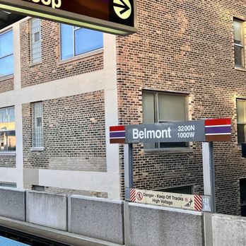 CTA - Belmont [Red, Brown, Purple ] - Public Transportation Near Me - Chicago, Illinois
