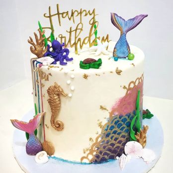 Dessert Lair - a mermaid birthday cake - Desserts Near Me