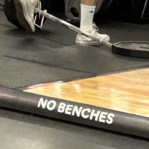 Photo of Blink Fitness - Noho - New York, NY, United States. Bar can bent over time and especially if weight becomes too heavy. Even thought weight is light here but showing you an example