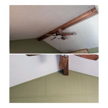 Sarah’s Top Shelf Services - Scraped popcorn and painted ceiling. - Office Cleaning Near Me - San Antonio, Texas Sarah’s Top Shelf Services - Scraped popcorn and painted ceiling. - Office Cleaning Near Me - San Antonio, Texas
