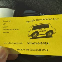 Big Yellow Taxi - Business card we operate from 6am to 12am 7 days a week and holidays