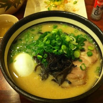 Santa Ramen - Tonkotsu with egg - Ramen Near Me - San Mateo, California