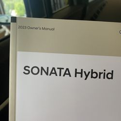 Oxendale Hyundai - Cover of 2023 Hyundai Sonata Owners Manual