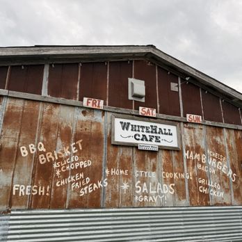 WhiteHall Cafe - Outside the cafe - Burgers Near Me - Navasota, Texas
