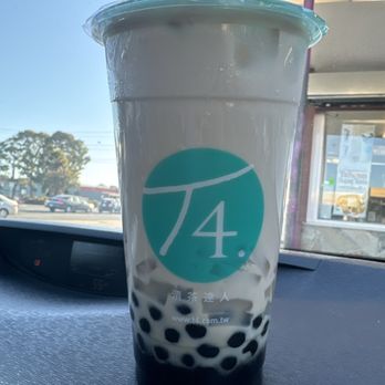 T4 Vallejo - Wintermelon Milk Tea with Lychee Coconut and Boba - Bubble Tea Near Me - Vallejo, California