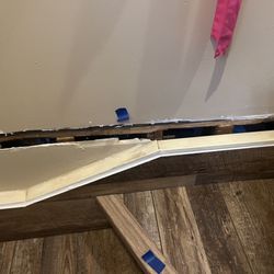Carpetland USA Flooring Center Racine - Hole that got cut and wasn't discussed in estimate and didn't want to fix but finally did
