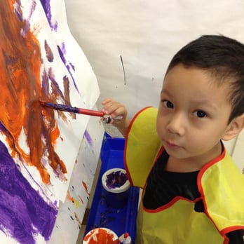 Cornerstone School - Easel painting - Preschools Near Me - Summit, New Jersey