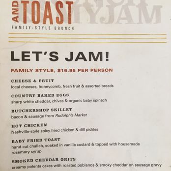 The Rustic - Brunch items- you get all of them served family style - New American Near Me - Dallas, Texas