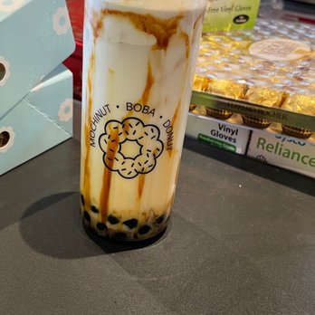 Mochinut - Seattle - Tiger Sugar Fresh Milk w/ Boba - Donuts Near Me - Seattle, Washington
