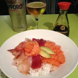 Sushivendolo - Chisarashi con birra Sapporo e salsa di soia.