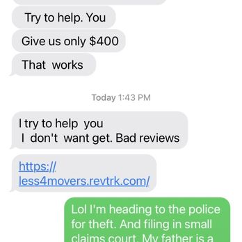 Less 4 Movers - Jorge tries to cover things up by offering discounts to cover up authentic reviews. - Movers Near Me