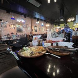 A view of the dining room