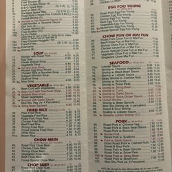 Yummy's Chinese Restaurant & Sushi - Menu September 2025