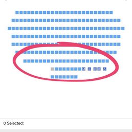 Aim for the back four rows on the ultra screen if watching an action movie. Aim for the back four rows on the ultra screen if watching an action movie.
