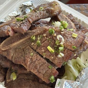 Lee's Tofu - Galbi (I cut the big pieces to small bite sizes) - Korean Near Me - Gardena, California Lee's Tofu - Galbi (I cut the big pieces to small bite sizes) - Korean Near Me - Gardena, California