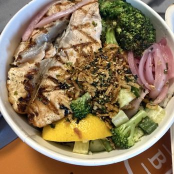 Bushfire Kitchen - Long Beach - Miso Salmon Crunch Bowl (gf) - American Near Me - Long Beach, California Bushfire Kitchen - Long Beach - Miso Salmon Crunch Bowl (gf) - American Near Me - Long Beach, California