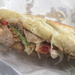Andy's Sub Shop - Roast Beef Sub. Meat cooked daily and sliced... FRESH..