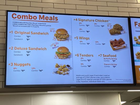 Menu photo 2 Popeyes Burnaby, BC