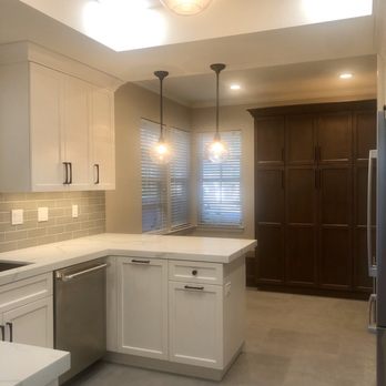 Kitchen Inspiration - a clean kitchen with white cabinets - Interior Design Near Me - Belmont, California
