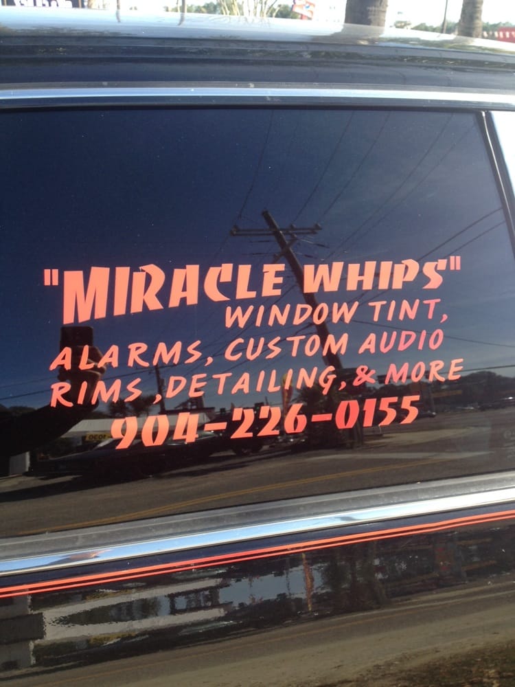 MIRACLE WHIPZ 8841 Atlantic Blvd, Jacksonville, Florida Car Stereo