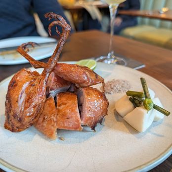 The Happy Crane - Whole Wolfe Ranch quail - Chinese Near Me - San Francisco, California