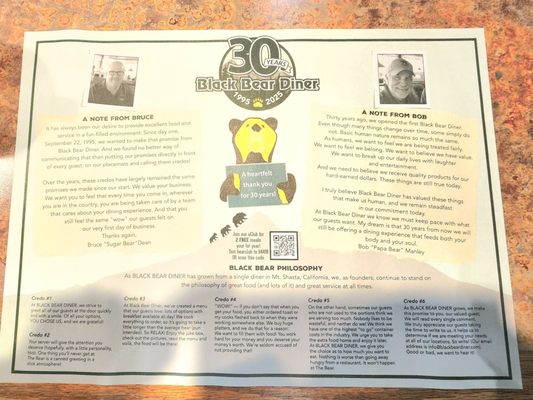 Menu photo 3 Black Bear Diner Barstow Barstow, CA