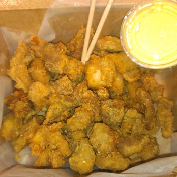 Cafe Orange - Popcorn Chicken (Honey Mustard Sauce) Was ok - Desserts Near Me - Garden Grove, California