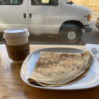 Vineyards Cafe - Goat turkey crepe. Beautiful view of a work van. - Creperies Near Me - Philadelphia, Pennsylvania Vineyards Cafe - Goat turkey crepe. Beautiful view of a work van. - Creperies Near Me - Philadelphia, Pennsylvania