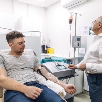 IV Boost UK - IV Ozone Therapy given by Dr Josh to a patient - Health & Medical Near Me - London, XGL