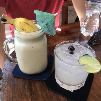 Bar la Playa - Going bananas and regular margarita w lime - Cocktail Bars Near Me - Puerto Vallarta, JAL Bar la Playa - Going bananas and regular margarita w lime - Cocktail Bars Near Me - Puerto Vallarta, JAL