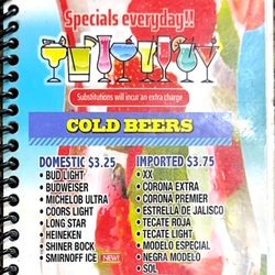 San Juan Bar & Grill - Our beers