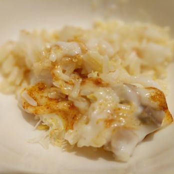 唐閣 - Detail of snowcrab, cream and rice. Small portion because it was split three ways. - Cantonese Near Me - Hong Kong, HK