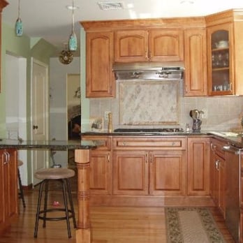 Old School Handyman - a kitchen with oak cabinets - General Contractors Near Me Old School Handyman - a kitchen with oak cabinets - General Contractors Near Me