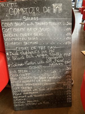 Menu photo 1 Comptoir de l'Arc Paris, 75