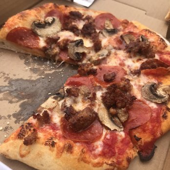 Lucifers Pizza - Personal sized: pepperoni + sausage + mushroom - Chicken Wings Near Me - Studio City, California Lucifers Pizza - Personal sized: pepperoni + sausage + mushroom - Chicken Wings Near Me - Studio City, California