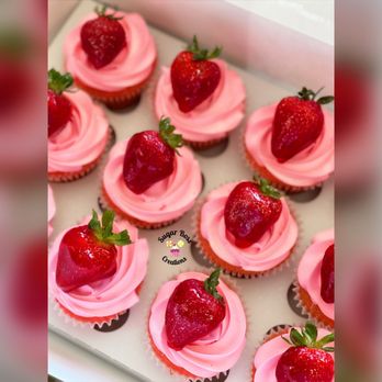 Sugar Boss Creations - Strawberry Cupcakes - Cupcakes Near Me