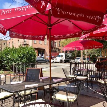 Bistro La Source - Outdoor seating on a nice warm day - French Near Me - Jersey City, New Jersey