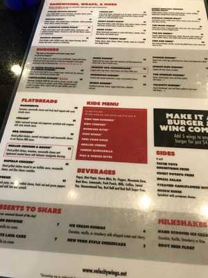 Menu photo 2 Velocity Wings Sterling, VA