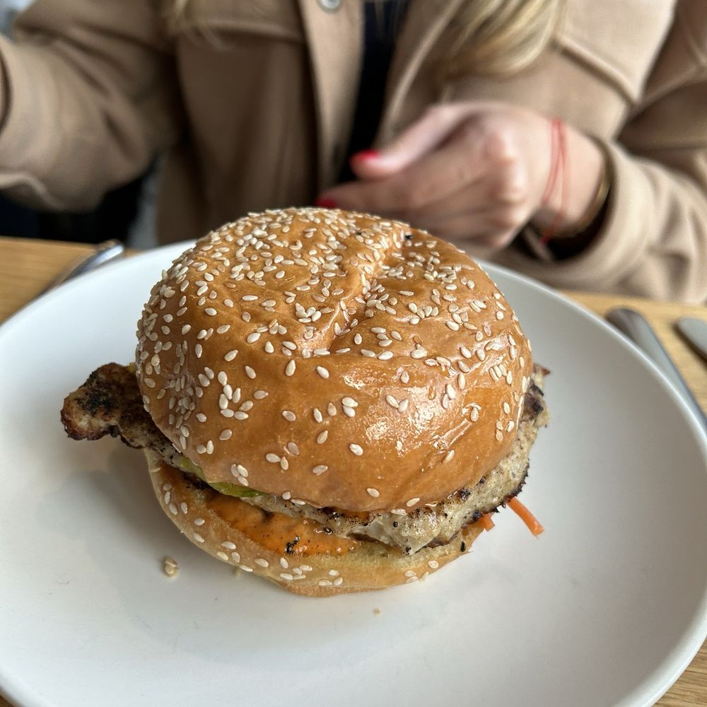 Yellowbelly - Jerk spiced chicken burger - New American Near Me - St. Louis, Missouri Yellowbelly - Jerk spiced chicken burger - New American Near Me - St. Louis, Missouri